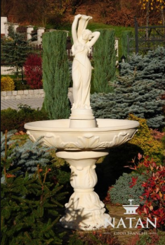 Zierbrunnen Springbrunnen Brunnen Dekoration Garten Fontaine Teich FIORE NOEMI